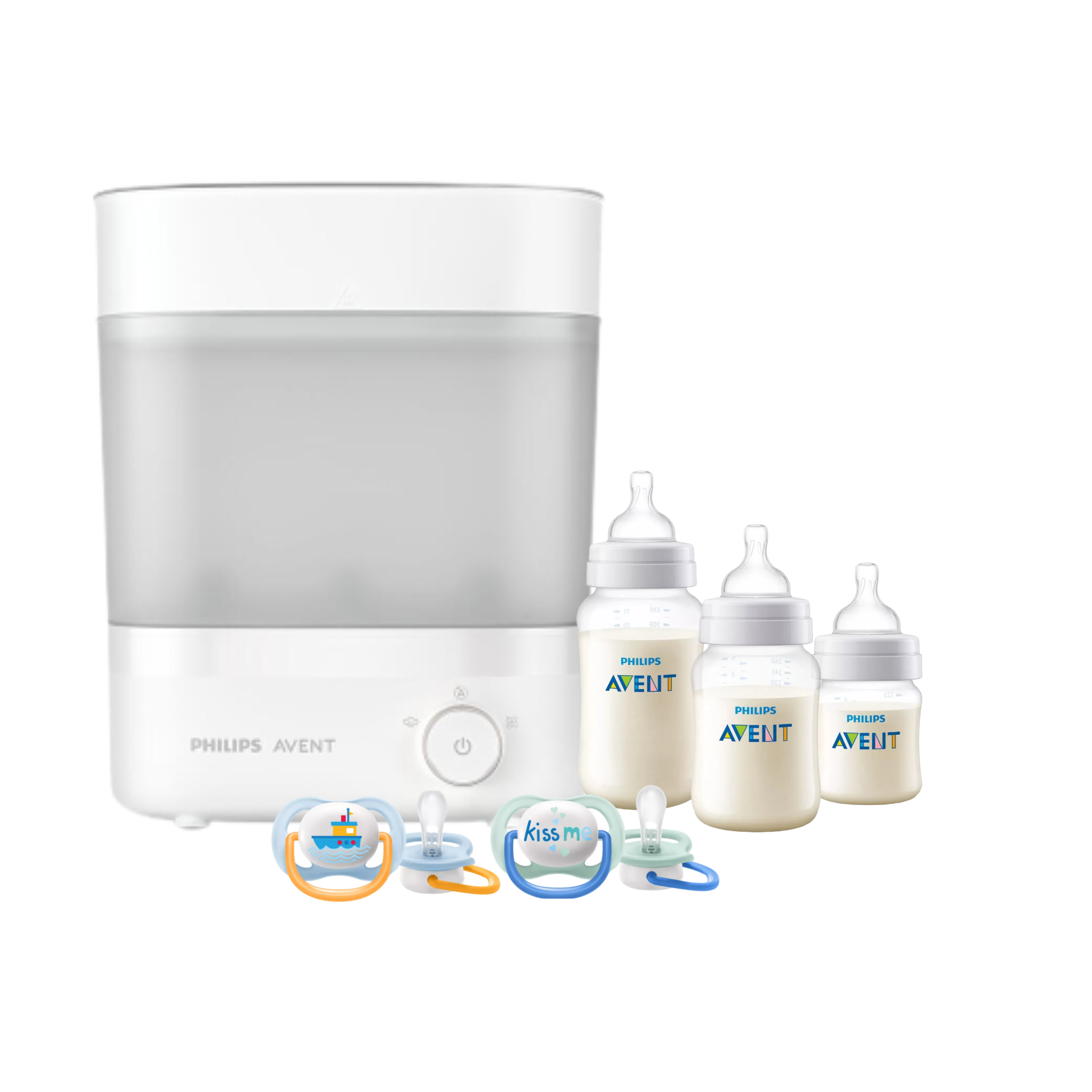  Pack Esterilizador Eléctrico más tripack y chupetes 0-6m -0