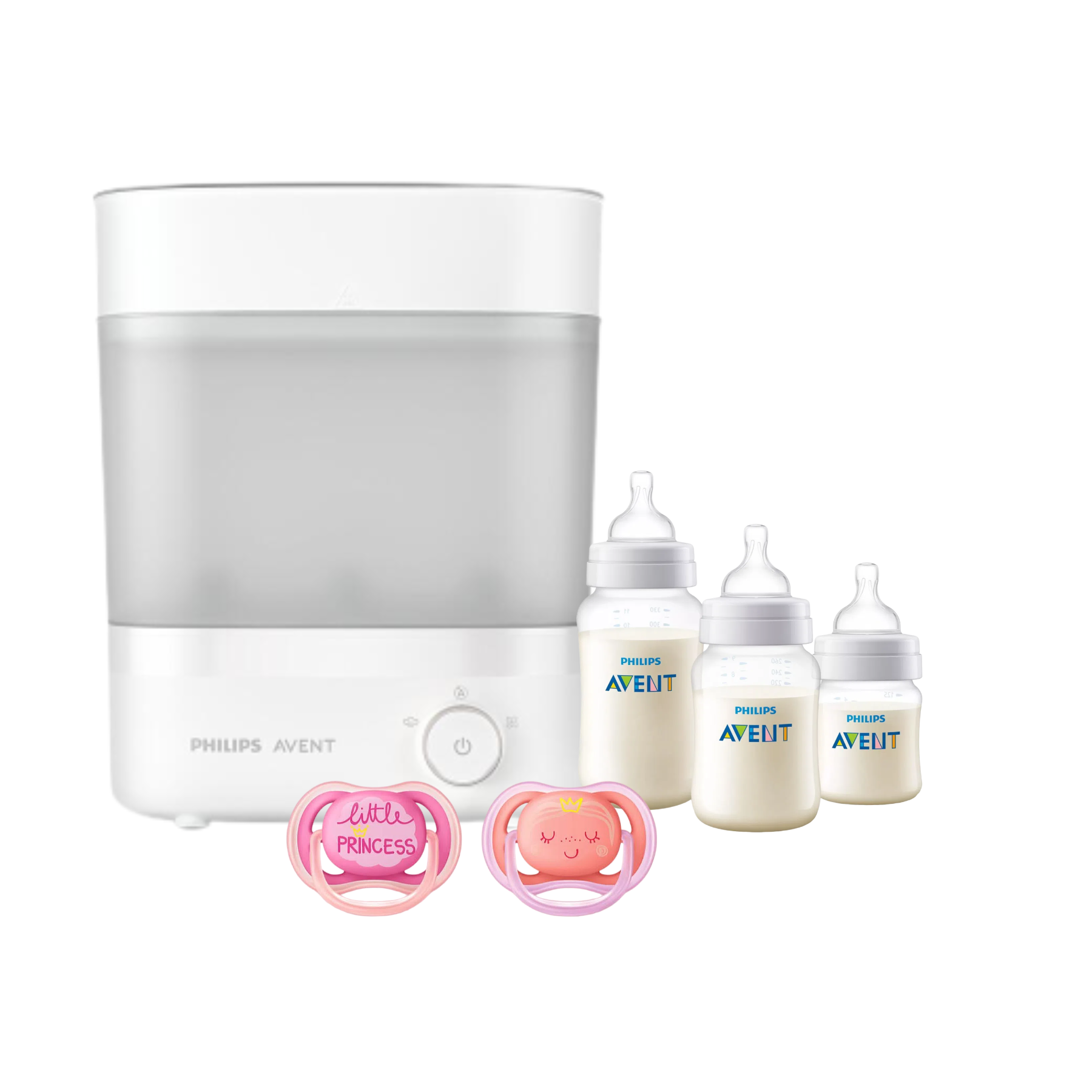  Pack Esterilizador Eléctrico más tripack y chupetes 0-6m -0