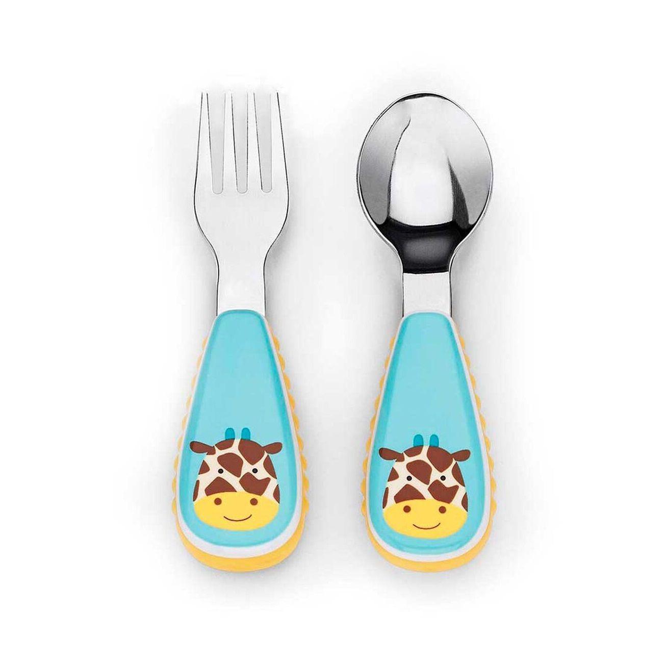 SILLA DE COMER PORTÁTIL  GIRATORIA I-TWIST MÁS SET CUBIERTOS-7