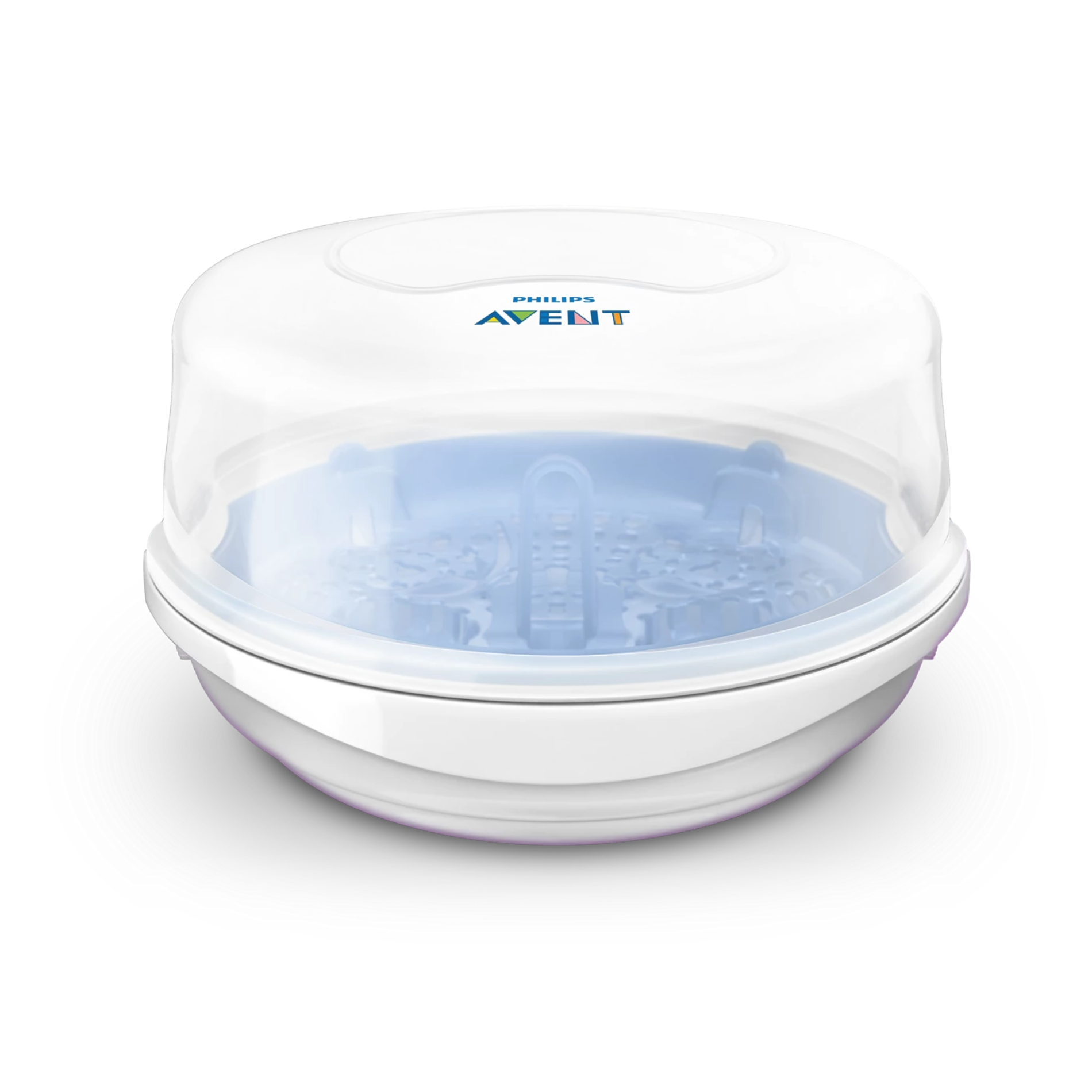 Esterilizador a vapor para microondas + 3 Mamaderas Transluidas-2