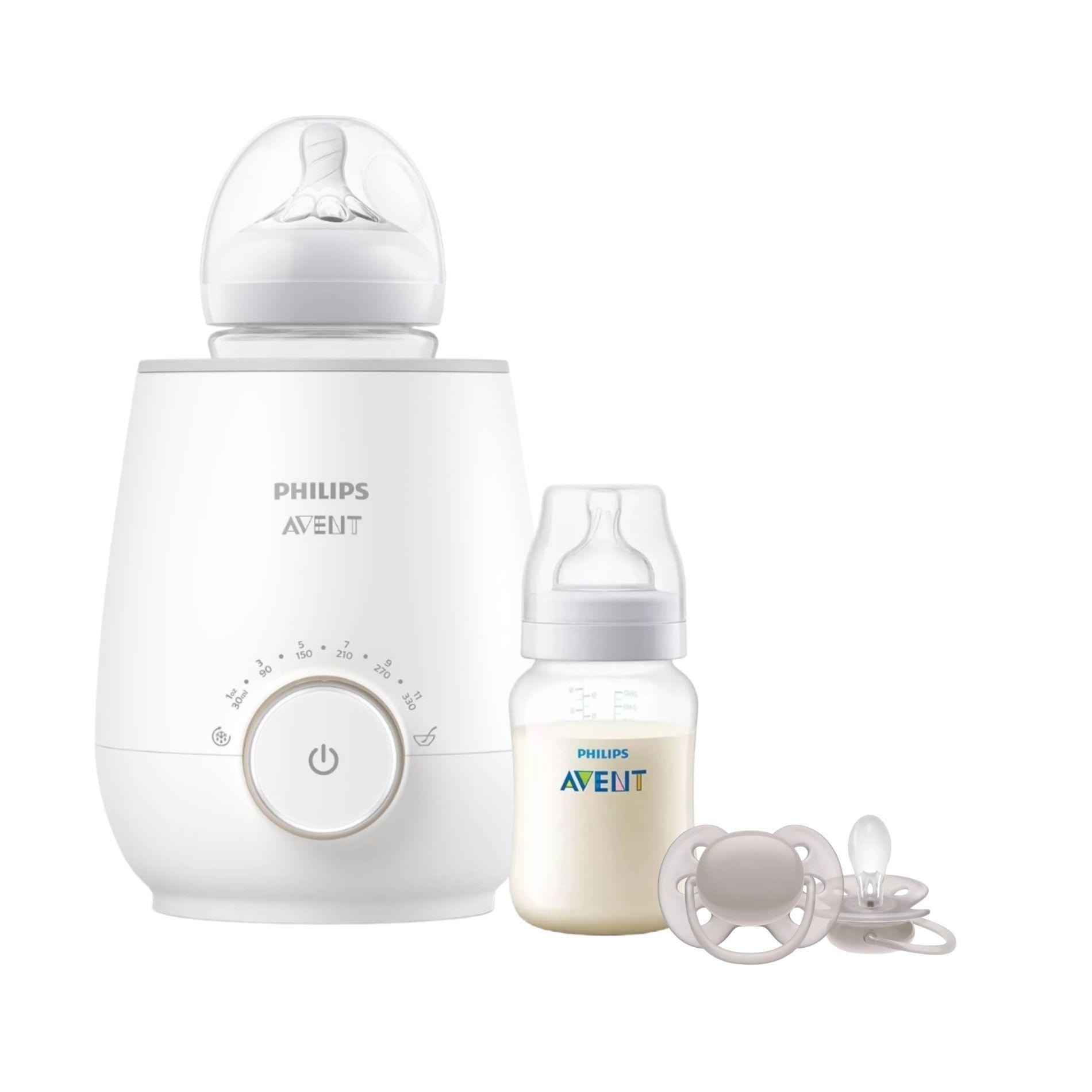 Pack Calentador- Mamadera Anti Colic 260ml - Chupete 6-18 m-0