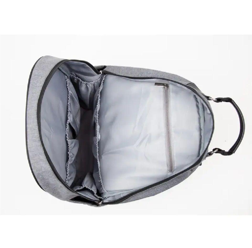 MOCHILA MATERNAL OAK GRIS-3