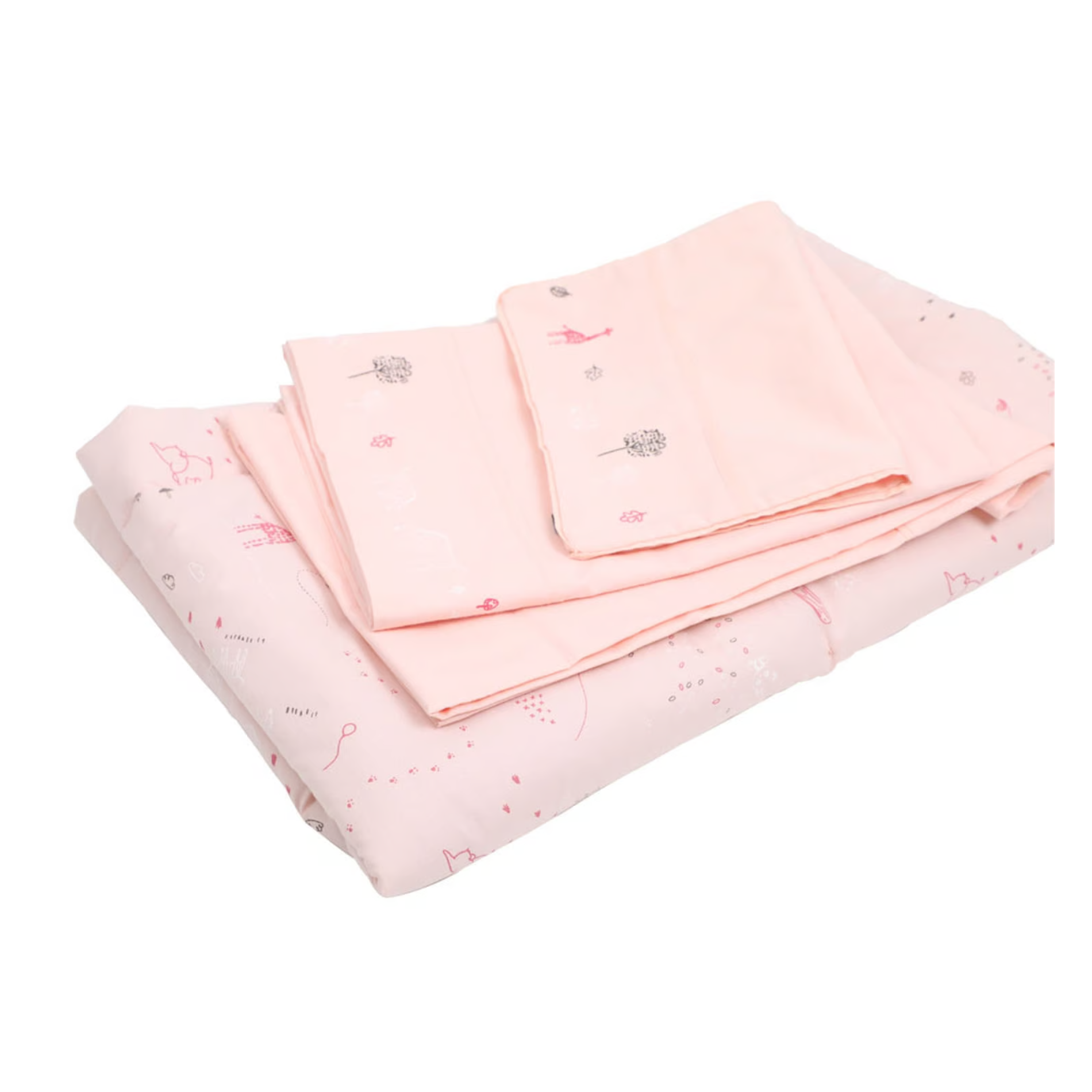 Cuna más Colchón Protector Playard Always y Set Sabanas cuna-6