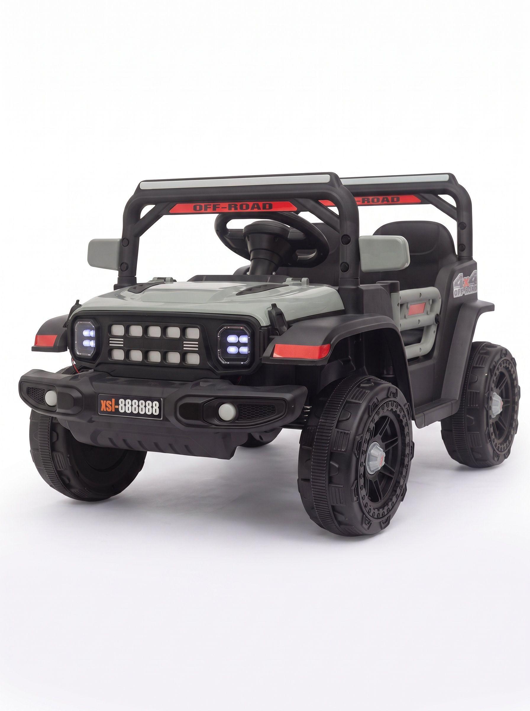 Auto El ctrico 4x4 Gris 12v Infanti-2