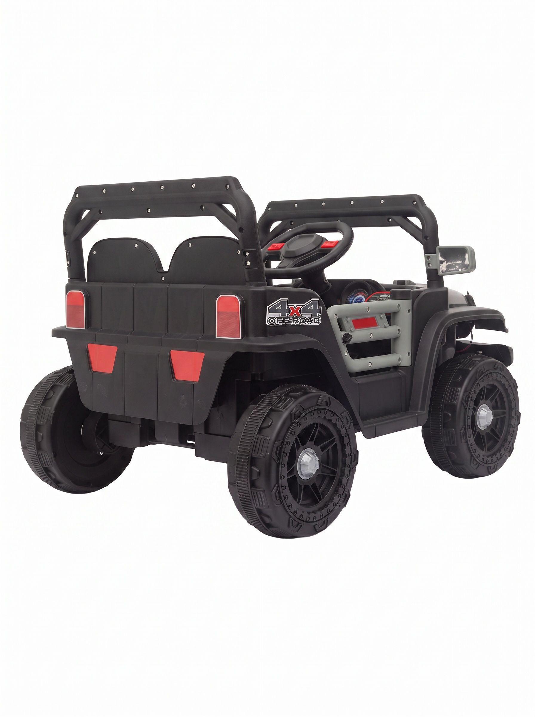 Auto El ctrico 4x4 Gris 12v Infanti-3