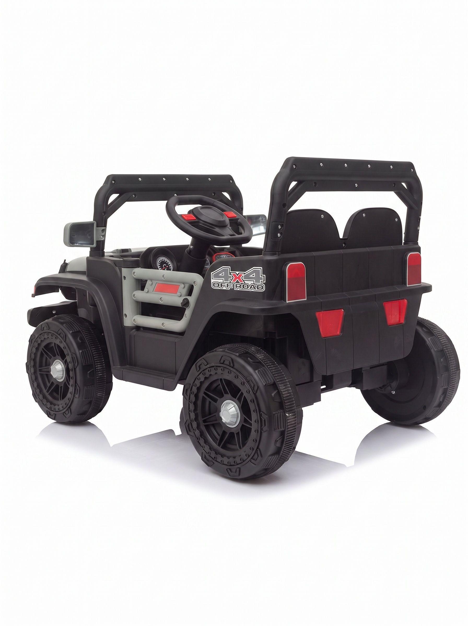 Auto El ctrico 4x4 Gris 12v Infanti-4