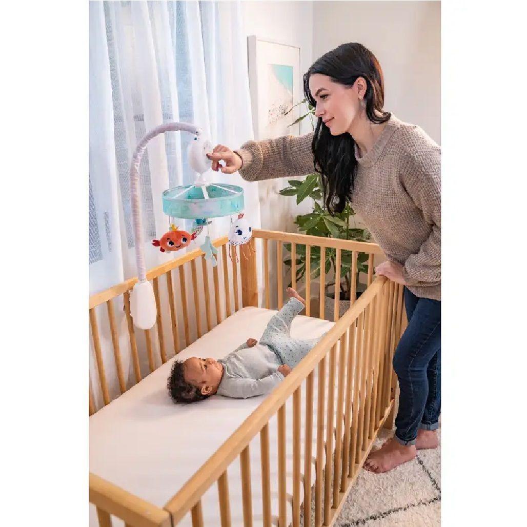 Móvil Musical Atesora El Océano + 4 sonajas multicolor-6