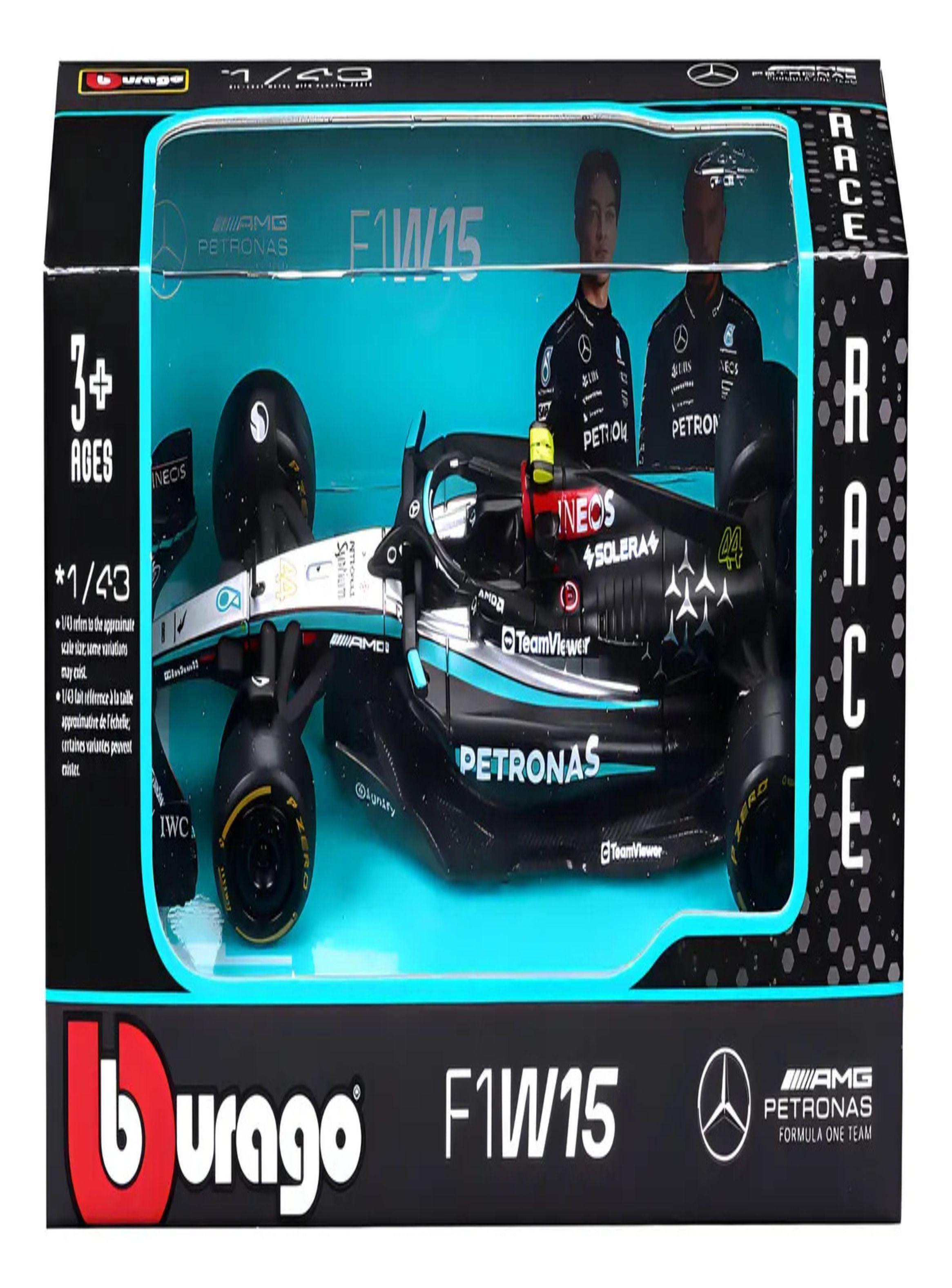 Mercedes Formula 1 W15 Hamilton 44 2024 1 43 Bburago Negro-0