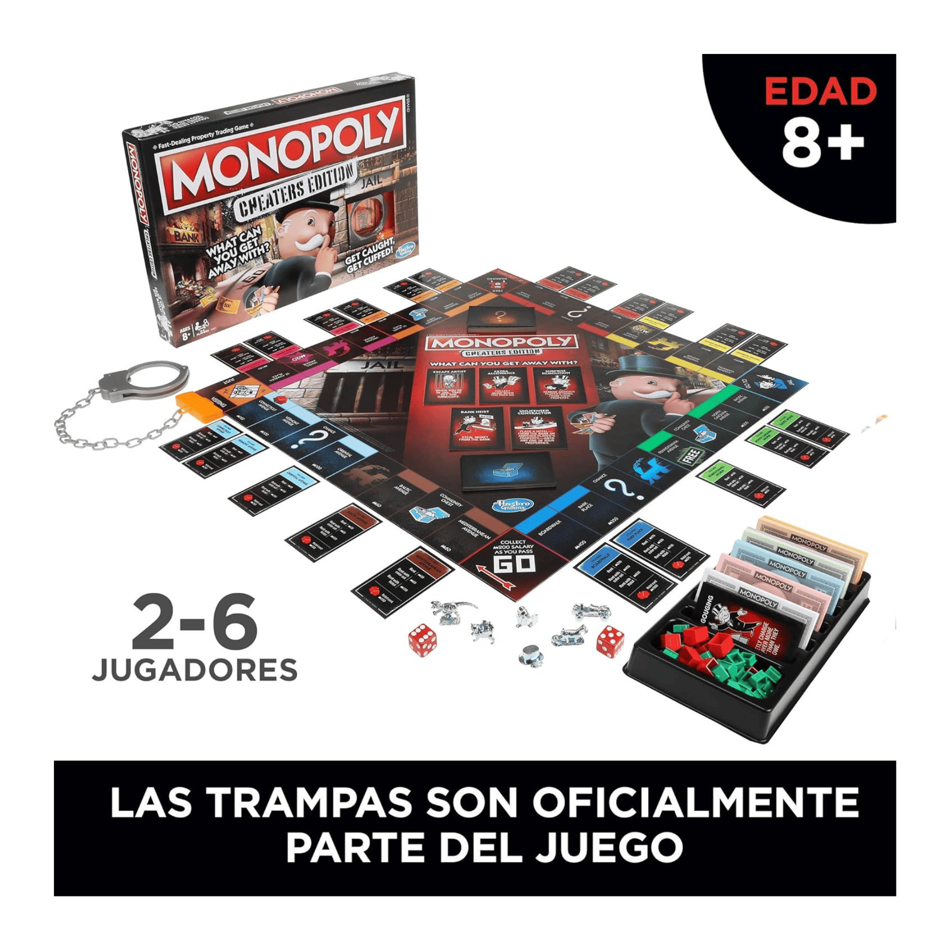 Monopoly Tramposo gaming Hasbro-3