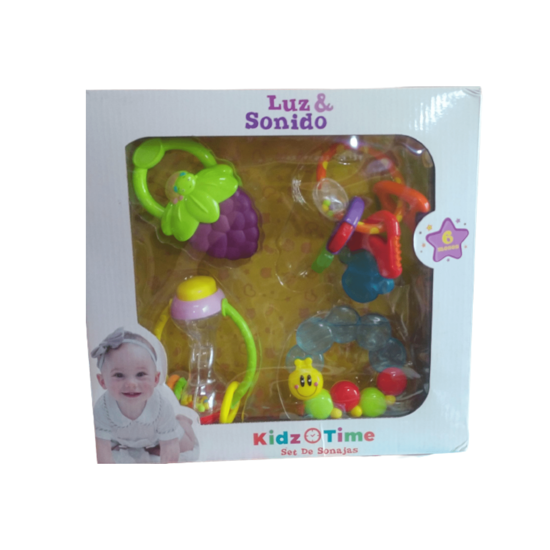 Set de Sonajas más Mi pimer biberon Anti Colic-2