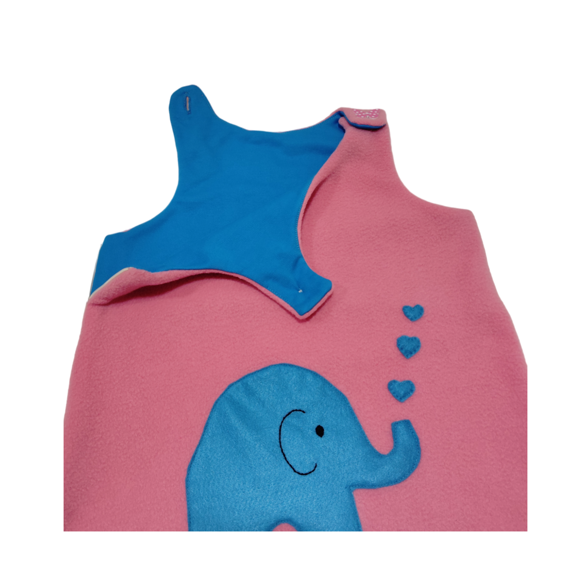 Saco de dormir para recién nacido 0-9 y 9-18 meses  Rosa y Azul-5