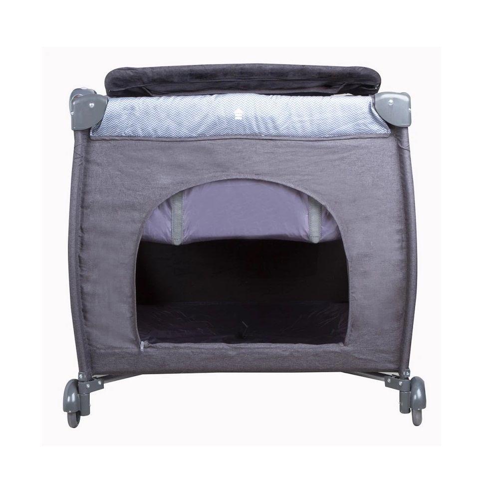 Cuna Playard Cielo Grey  con colchón -6