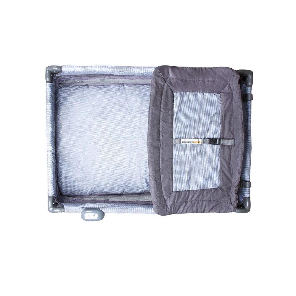 Cuna Playard Cielo Grey  con colchón -4