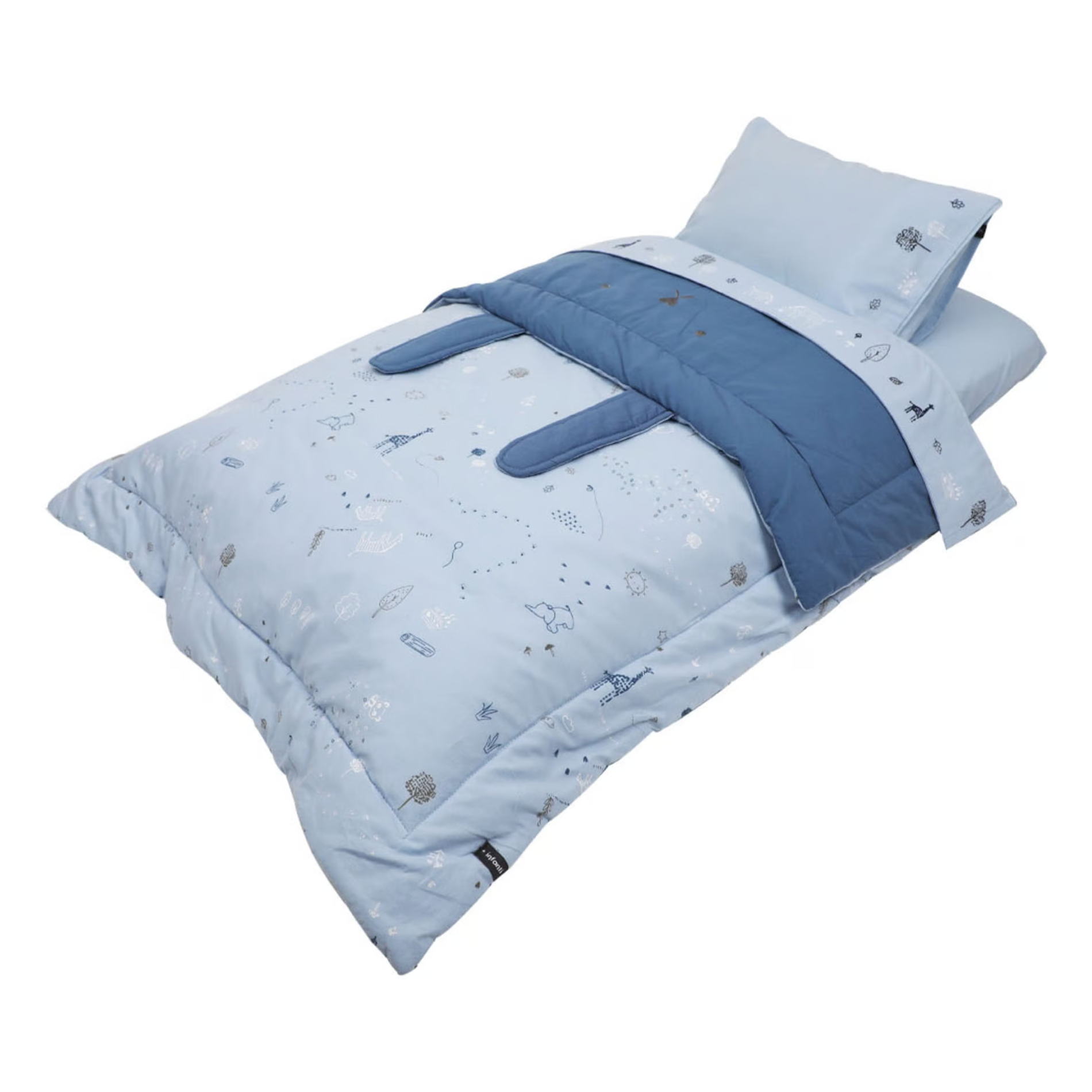 Cuna Más Colchón Protector Playard Always Y Set Sabanas Cuna Infanti-5