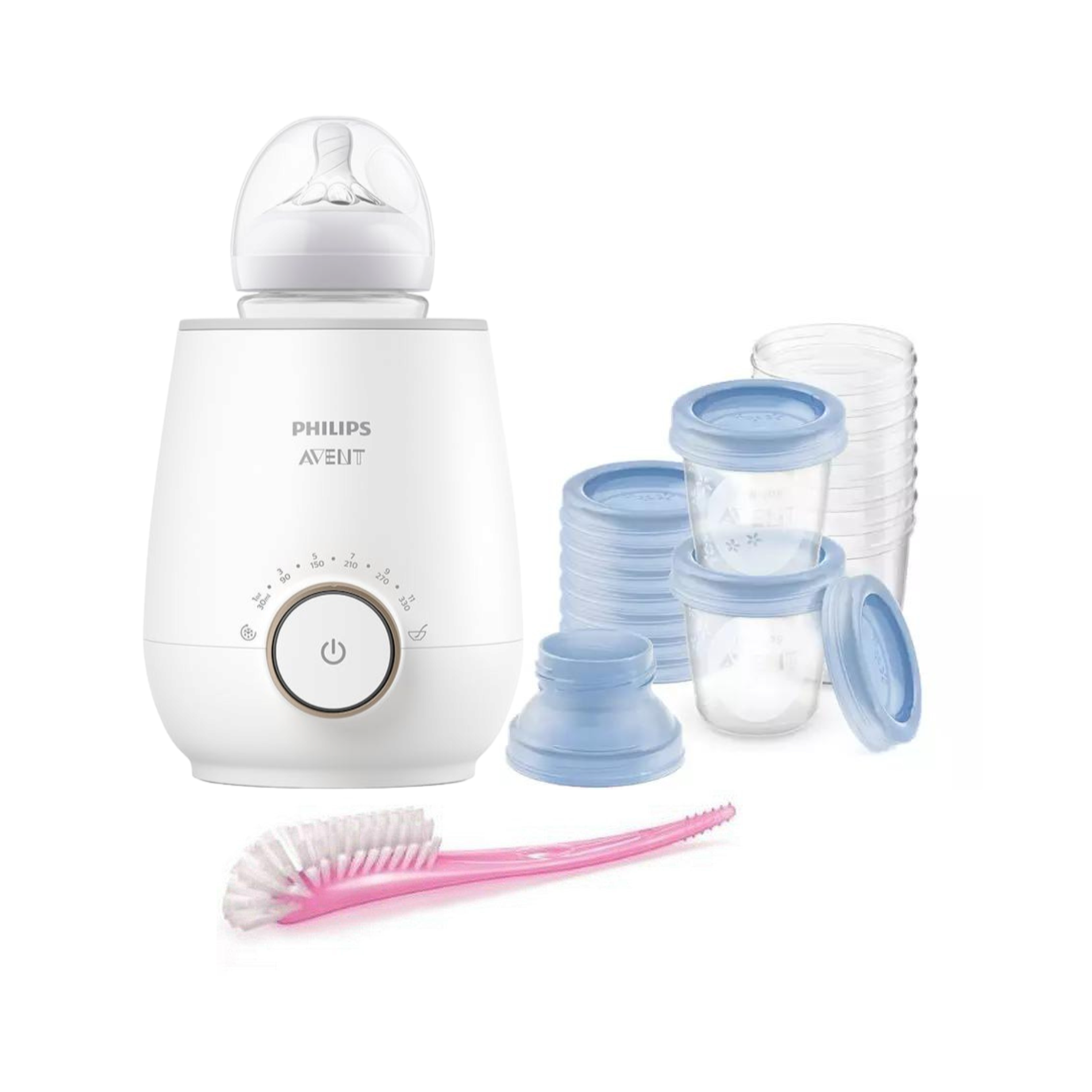 Set Calentador más Vasos de almacenamiento y Cepillo higiene-0