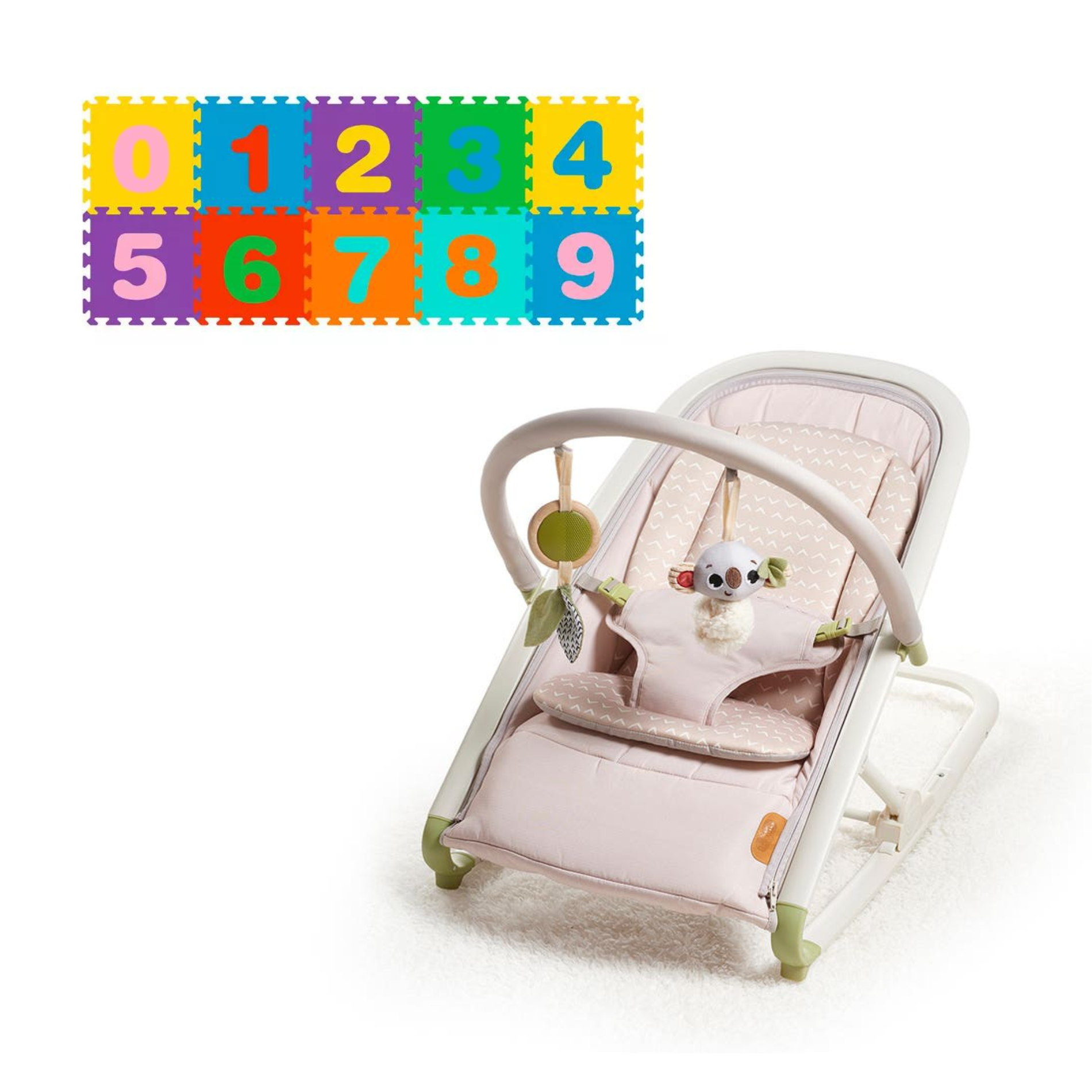 SILLA NIDO ROCKER BOHO CHIC 2 EN 1 MÁS PUZZLE GOMA 10 PIEZAS-0
