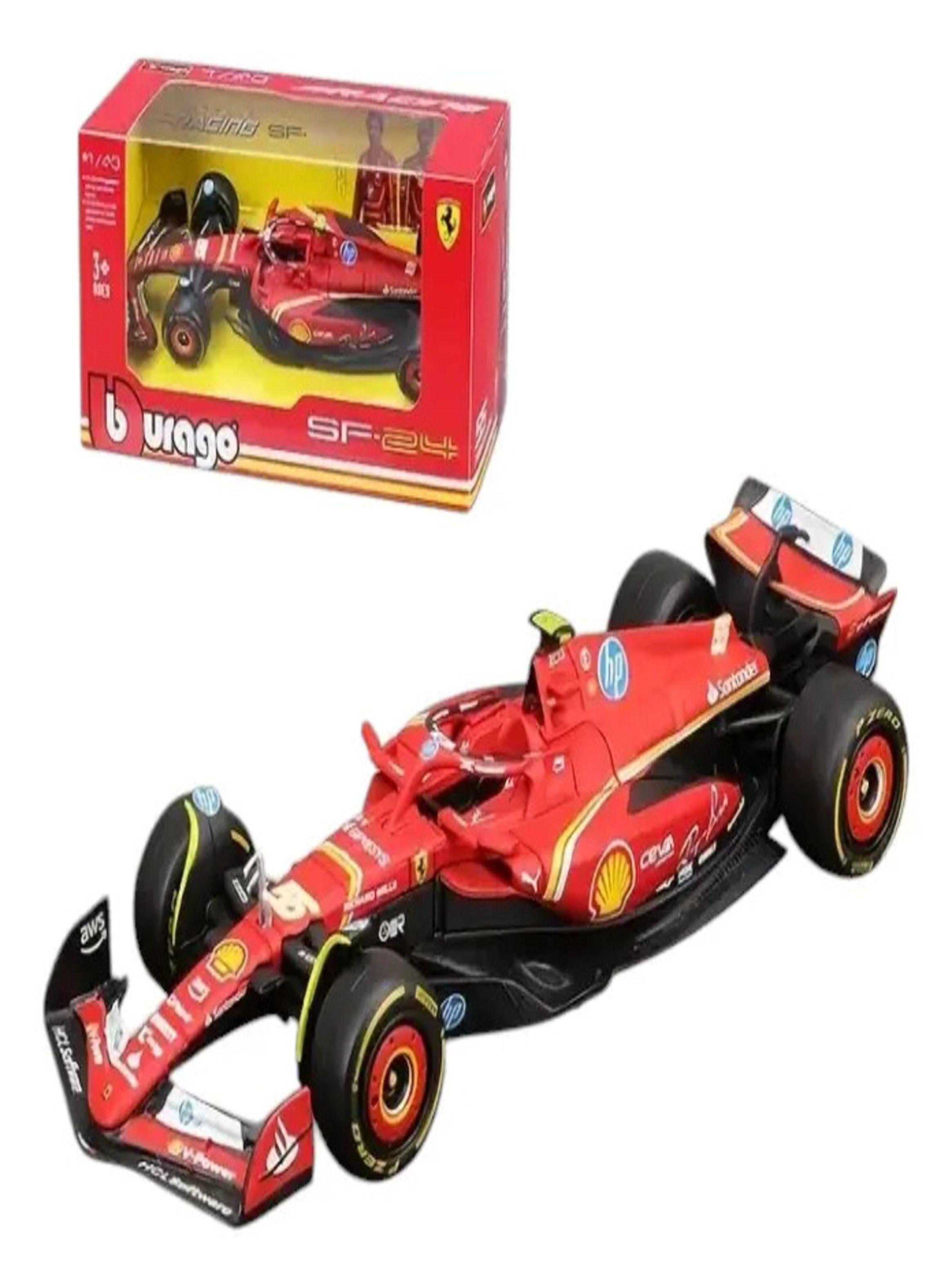 Formula 1 Ferrari Sf 24 55 Carlos Sainz Escala 1 43 Metal Color Rojo-0