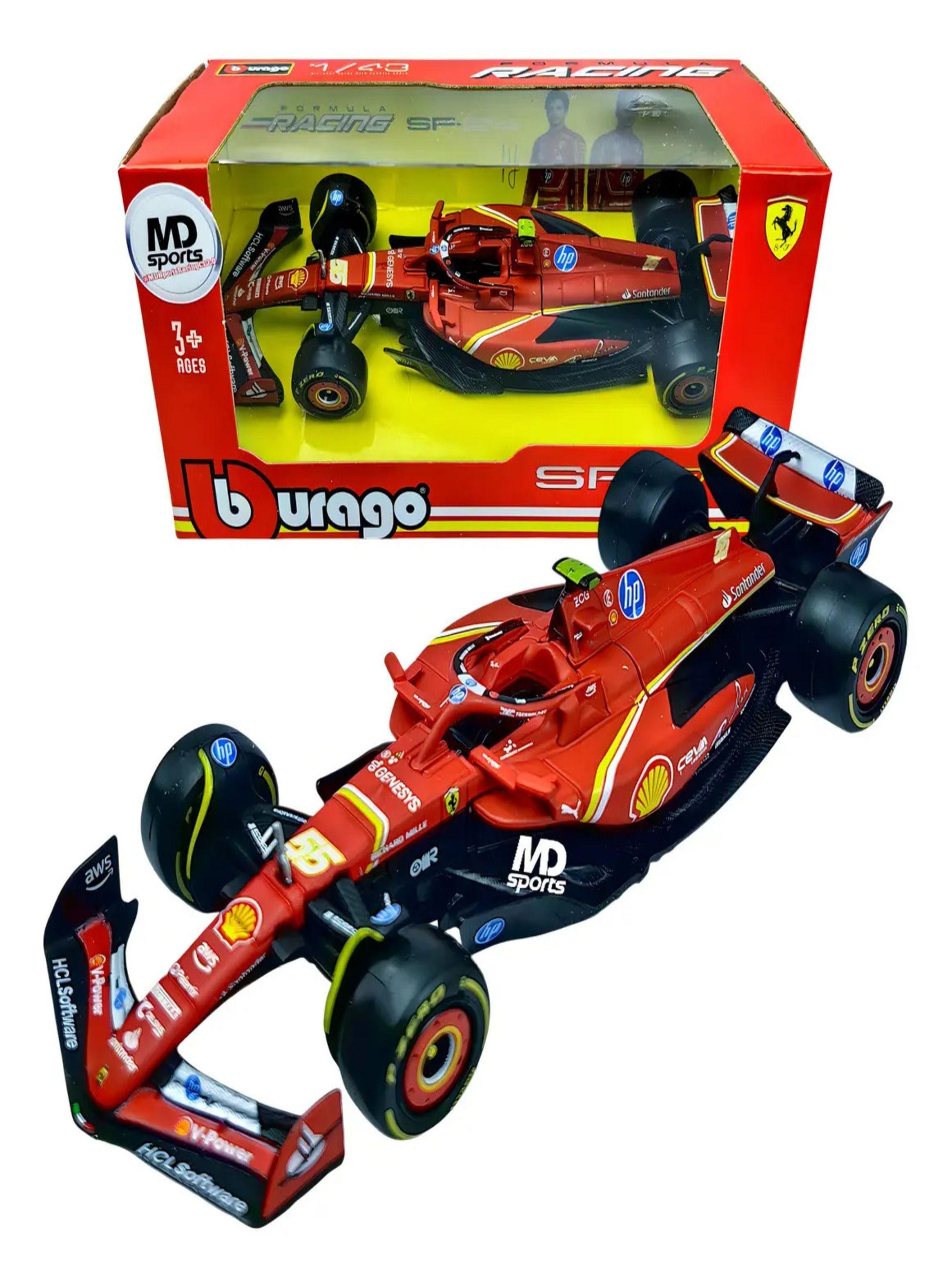 Formula 1 Ferrari Sf 24 55 Carlos Sainz Escala 1 43 Metal Color Rojo-3
