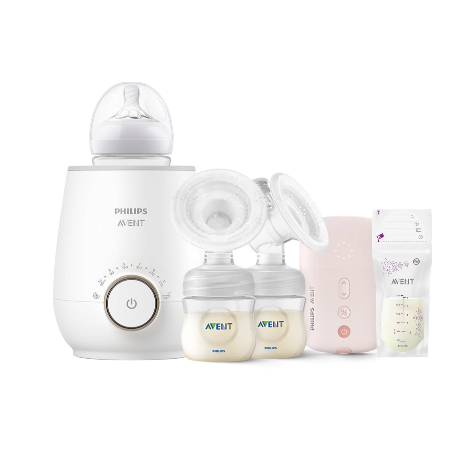 Set Extractor de leche más Calentador y Bolsa Almacenamiento-0
