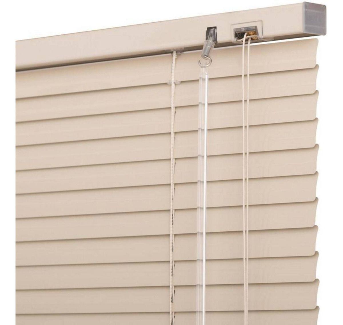 Mini persiana 25 mm beige 125x140 cm-0