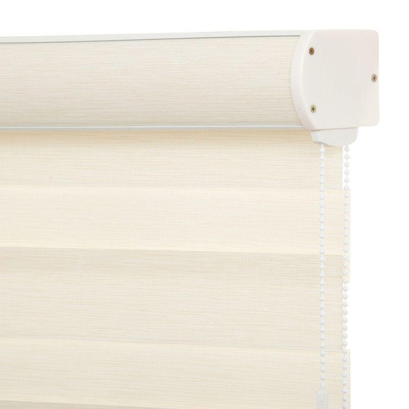 Cortina Roller Dúo Traslúcido 150x235 cm Hueso-2