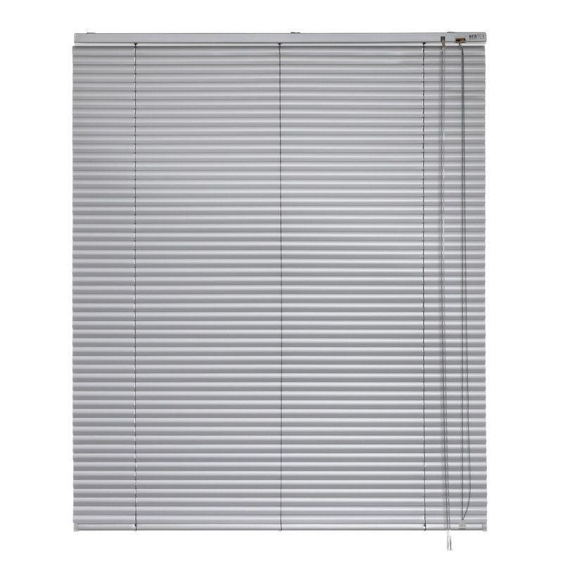 Mini persiana 25 mm plata 155x140 cm-1