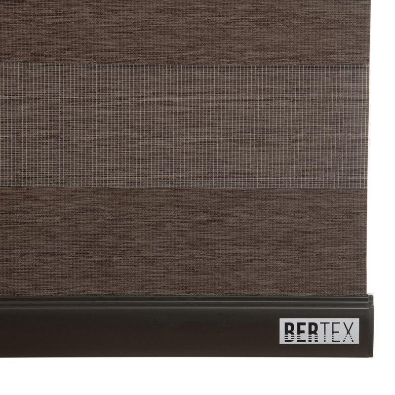Cortina Roller Dúo Blackout 130x235 cm Café Oscuro-3
