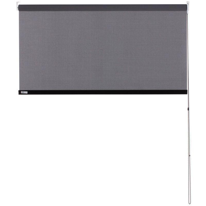 Cortina Roller Sunscreen 90x240 cm Gris Oscura-3