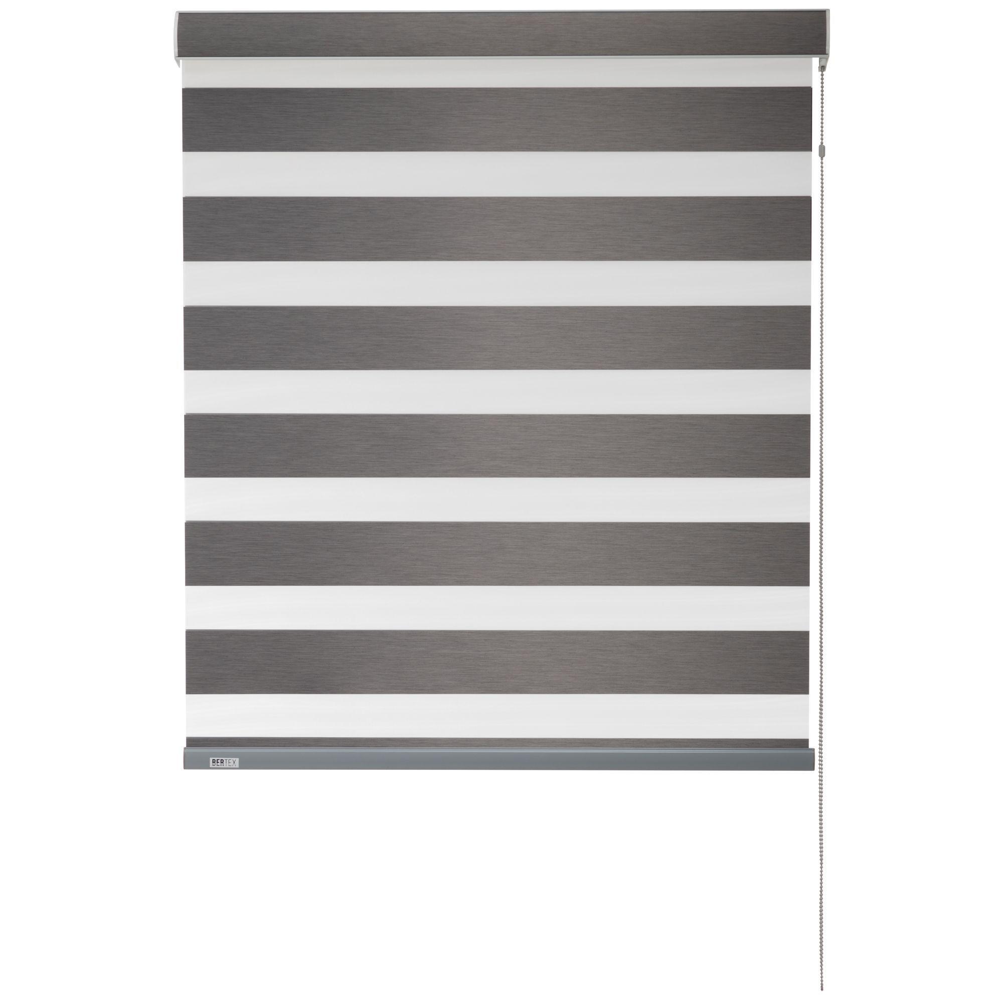 Cortina Roller Dúo Blackout 175x170 cm Gris Oscuro-0