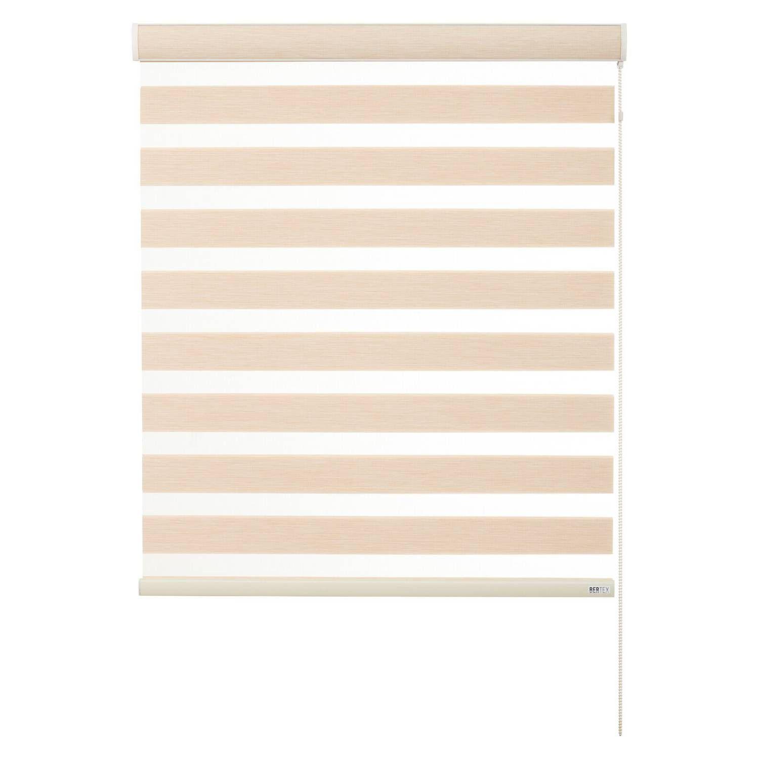 Cortina Roller Dúo Traslúcido 160x235 cm Beige-0