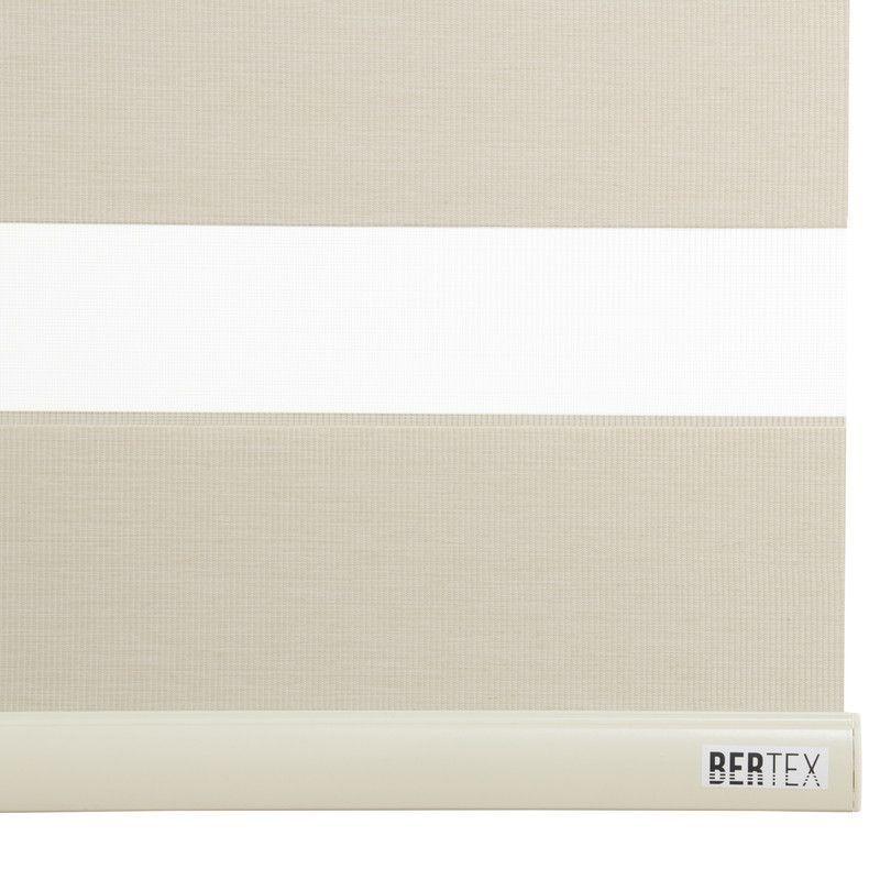 Cortina Roller Dúo Blackout 145x170 cm Beige-3