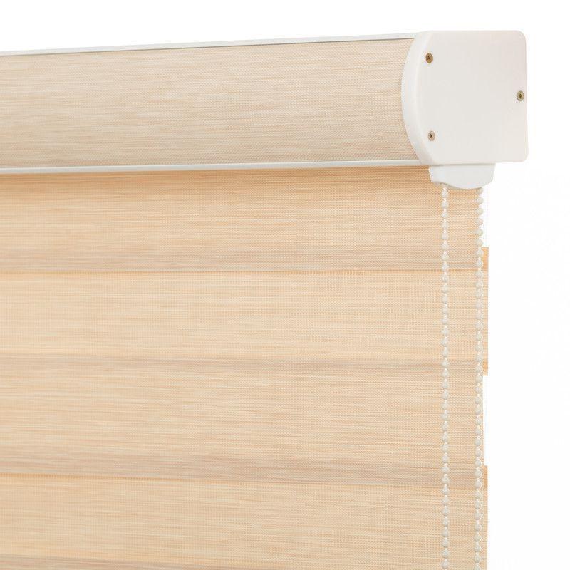 Cortina Roller Dúo Traslúcido 130x170 cm Beige-2