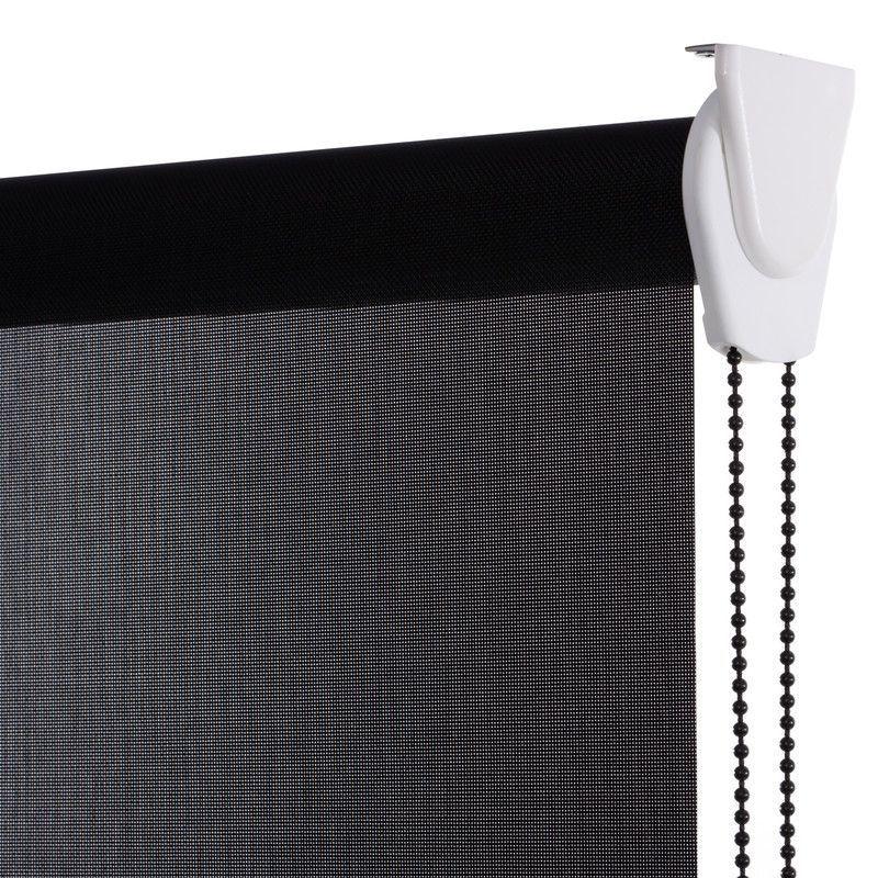 Cortina Roller Sunscreen 105x170 cm Negra-0