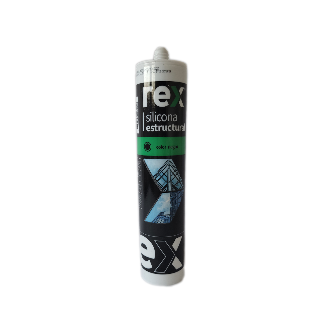 SILICONA ESTRUCTURAL REX NEGRA 300 ML-0