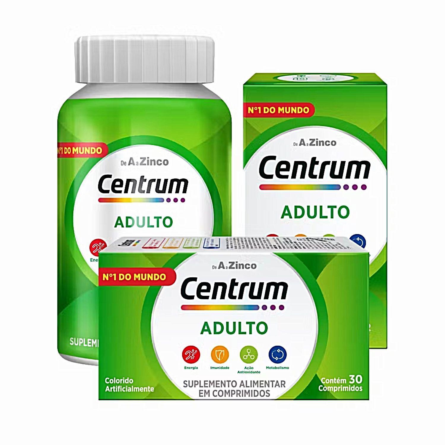 Centrum Adulto Multivitaminico-Multimineral 30 Comprimidos-1