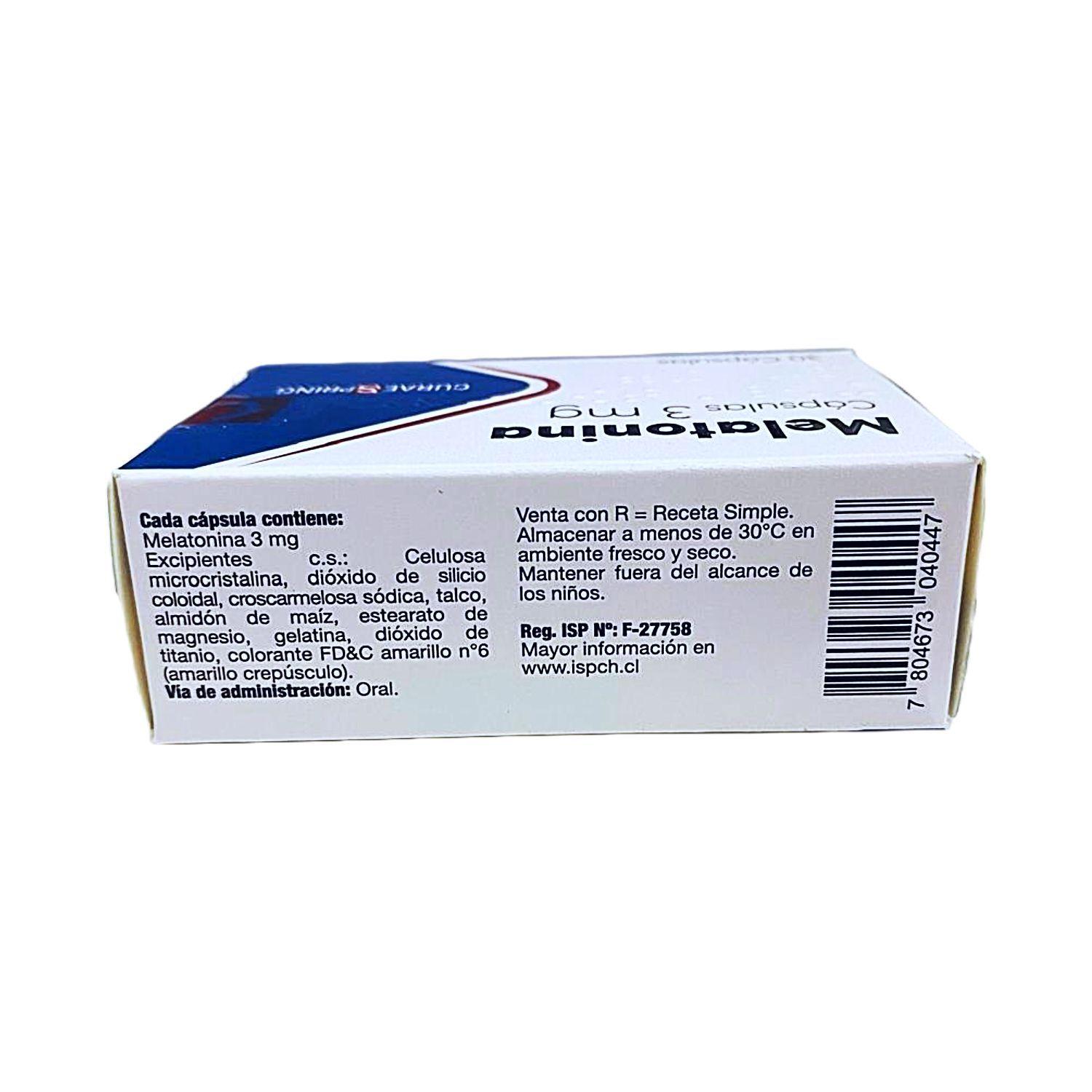 Melatonina 30 Cápsulas -1