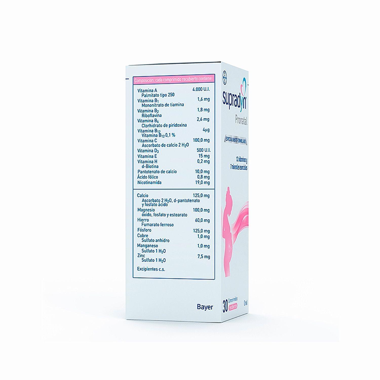 Multivitamínico Supradyn Prenatal Vitaminas Embarazo-2