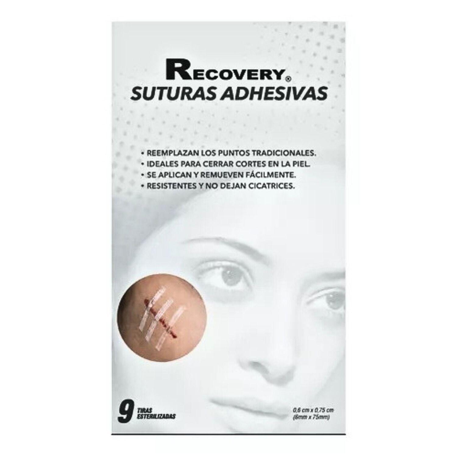 Suturas Adhesivas 6mm x 75mm 9 Unidades Recovery Original-0