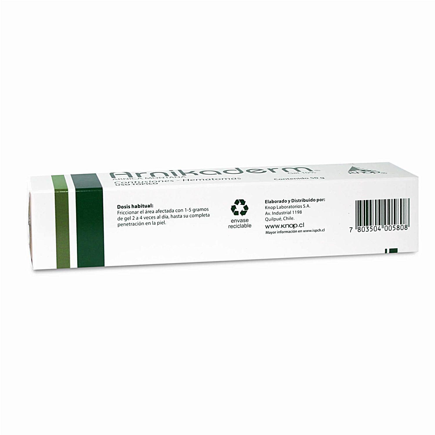 Arnikaderm Árnica 10% Gel Tópico 50g  - Hematoma Contusión-1