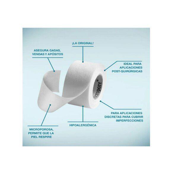 Nexcare Cinta Adhesiva Micropore Blanca 25mm x 9,1mts-3