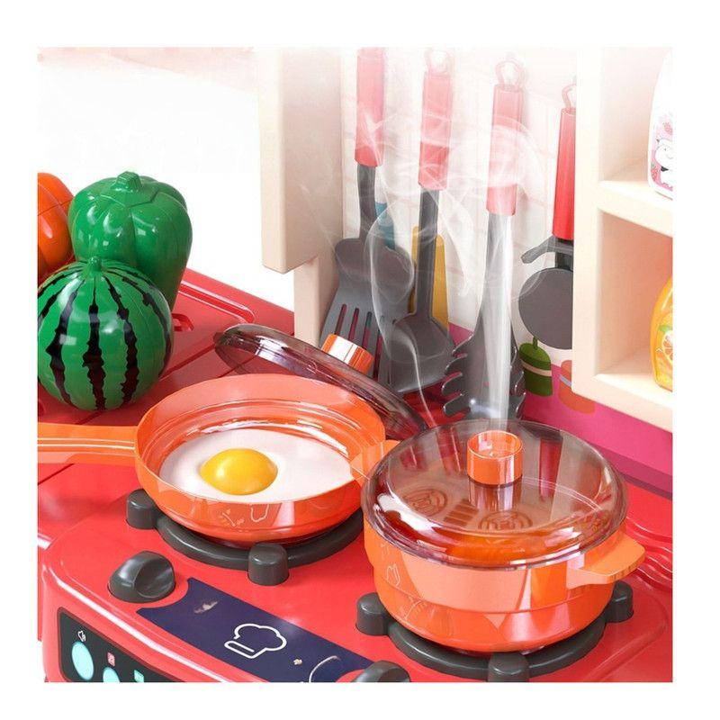 Cocina De Juguete Grande 95 Cm 73 Piezas Con Luz Y Sonido-5