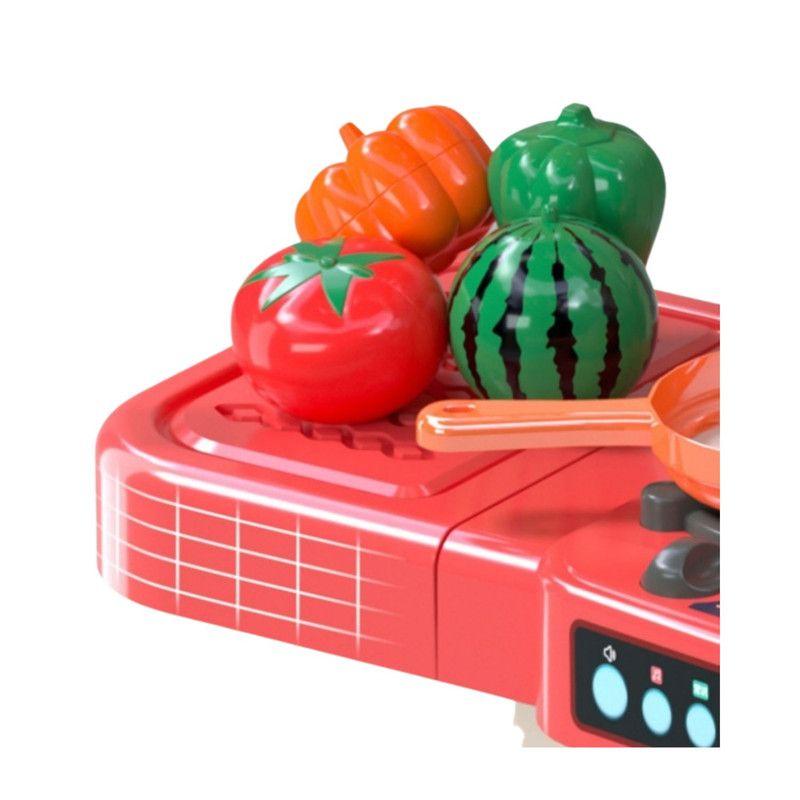 Cocina De Juguete Grande 95 Cm 73 Piezas Con Luz Y Sonido-6