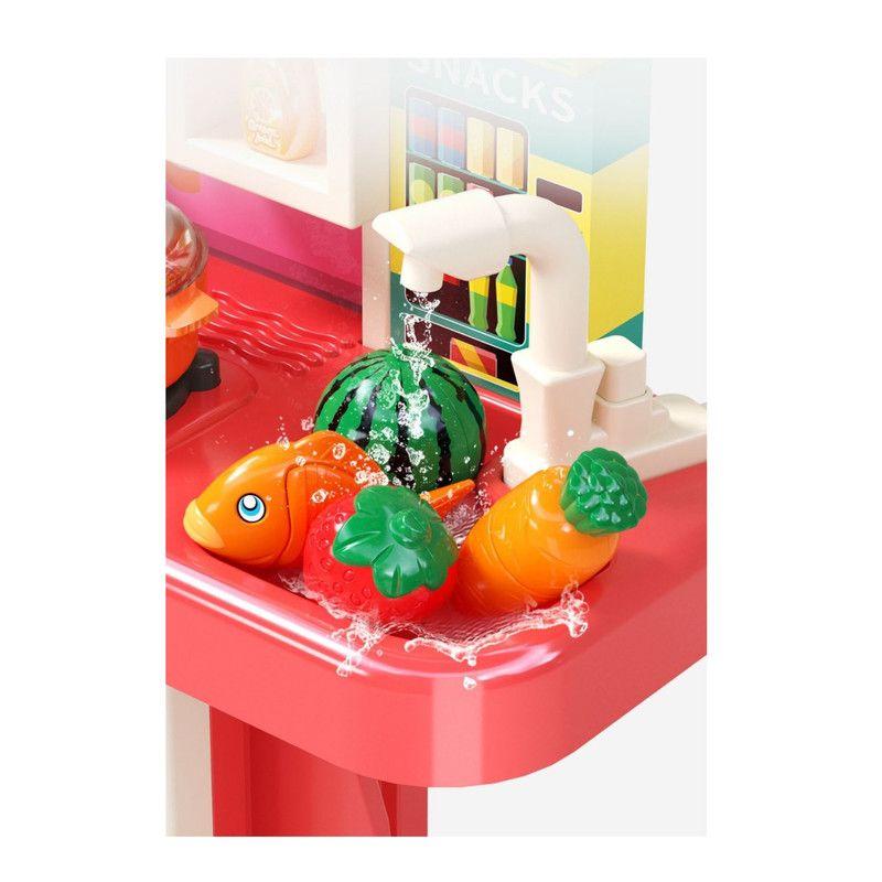 Cocina De Juguete Grande 95 Cm 73 Piezas Con Luz Y Sonido-7