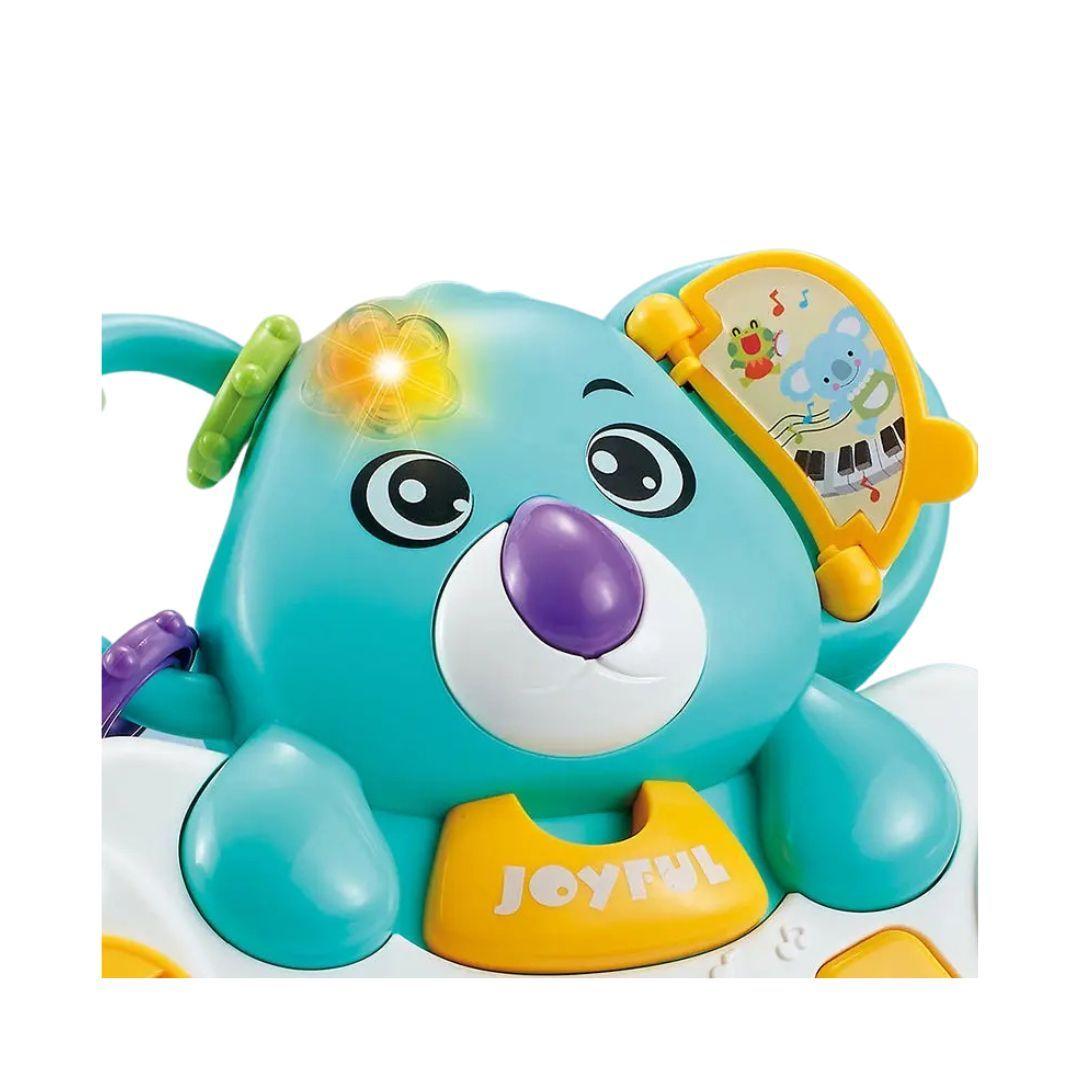 Juguete Didáctico Musical con Luces Para Bebé Celeste-2
