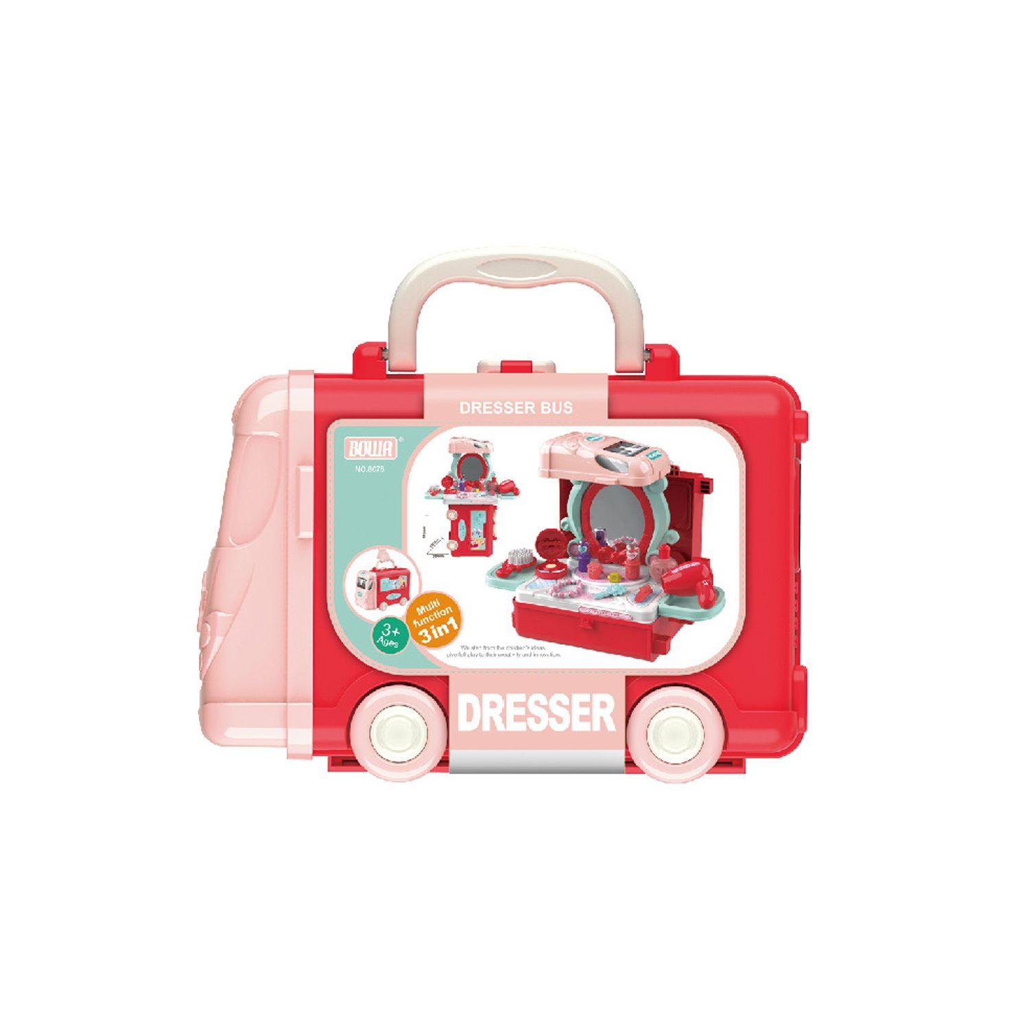 Juguete Centro De Maquillaje Para Niños, Set De Juegos 25 Piezas-1