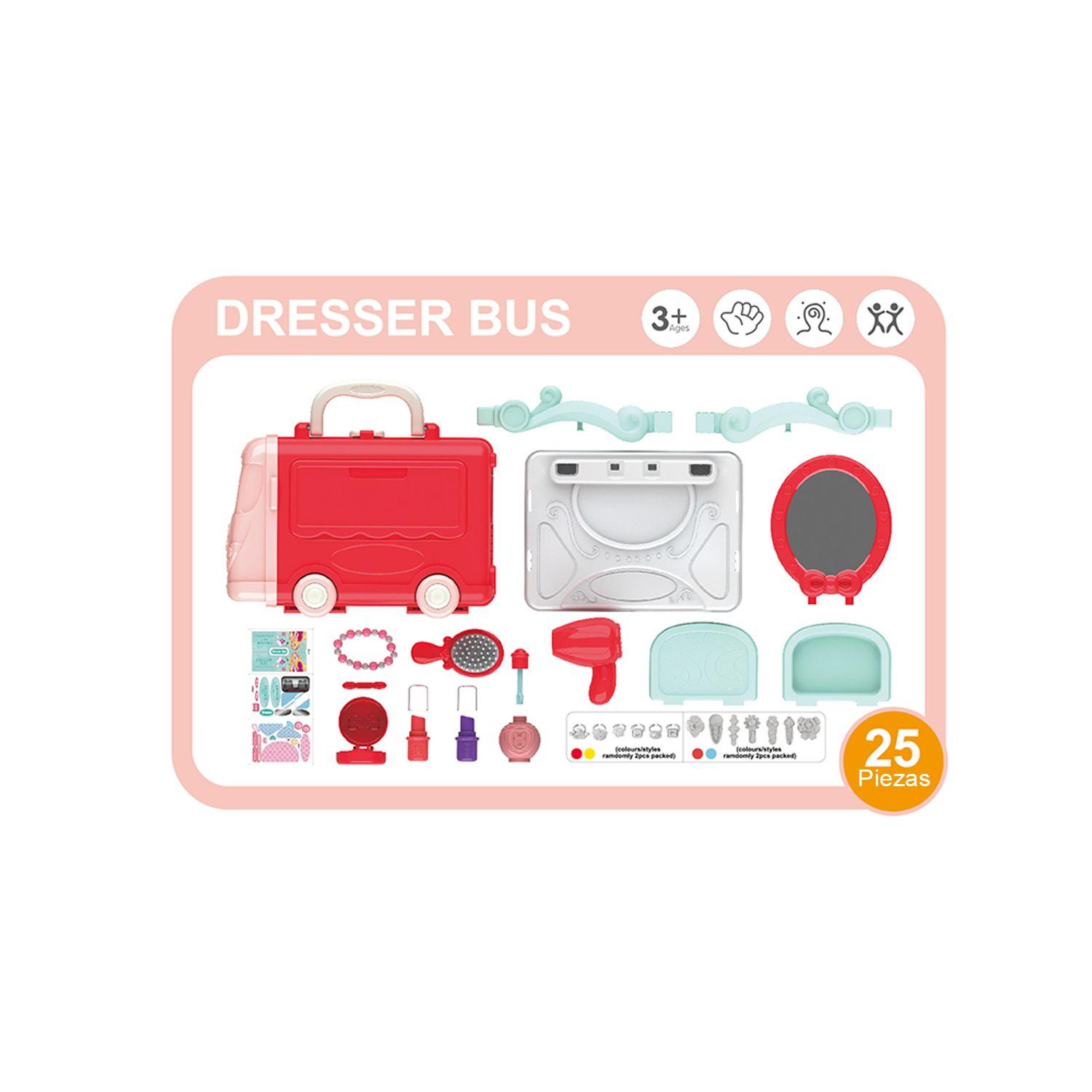 Juguete Centro De Maquillaje Para Niños, Set De Juegos 25 Piezas-4