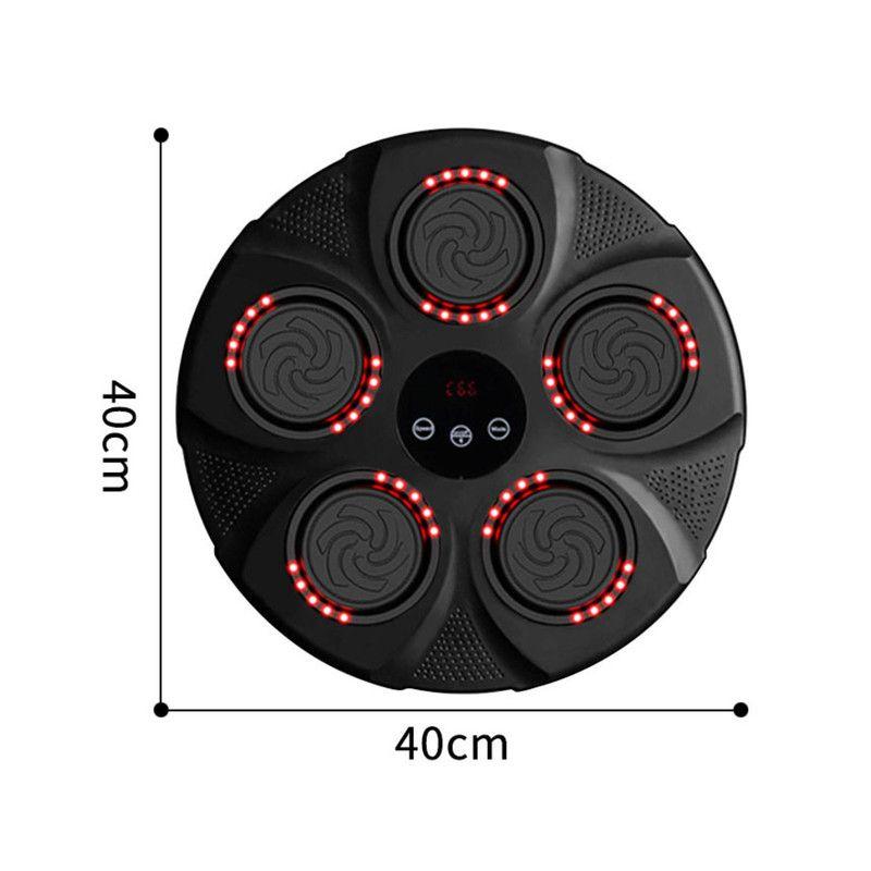 Máquina De Entrenamiento Box Sonido Bluetooth Y Guantes Rojo-4