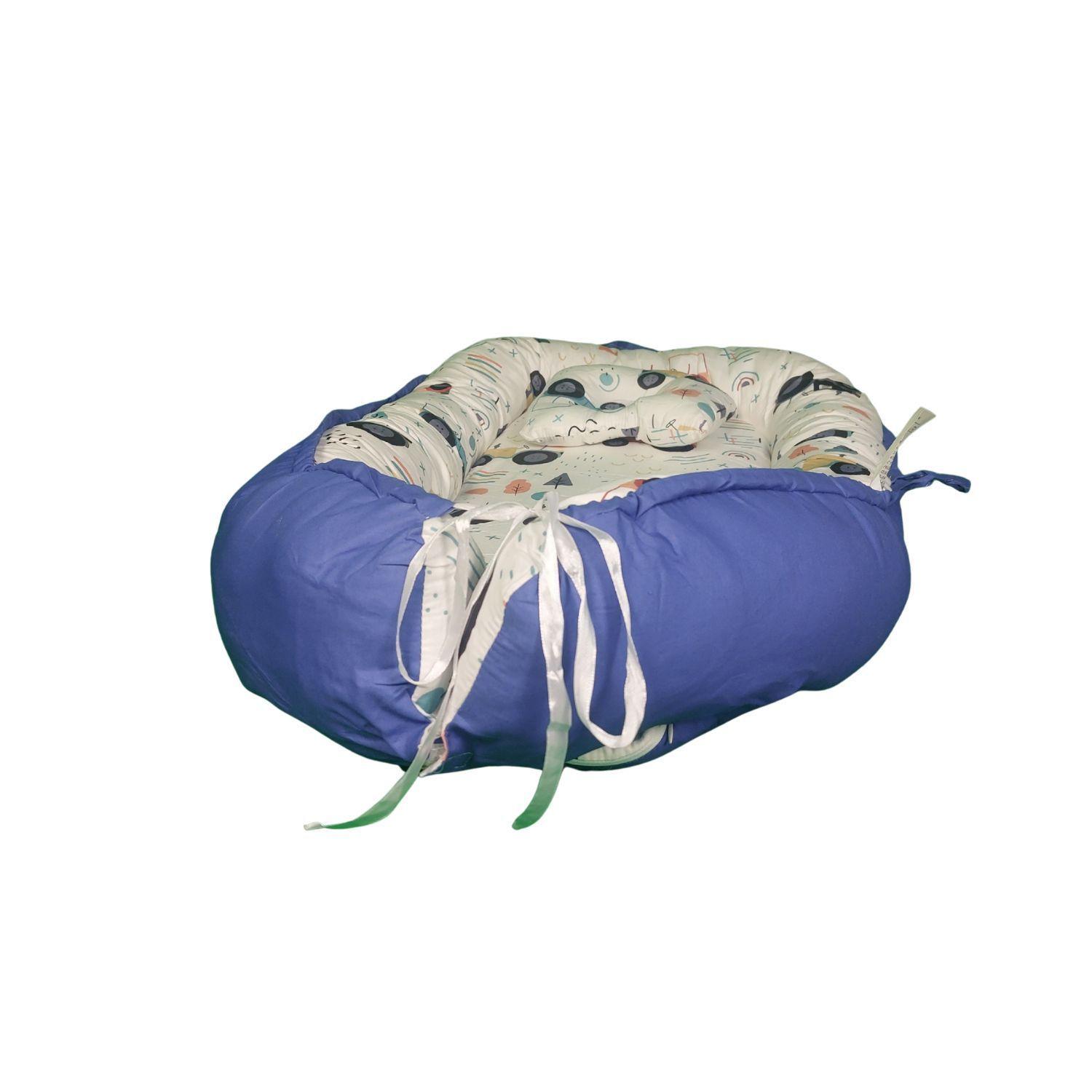 Cama Cojín Nido Colecho Con Almohada De Algodón Reforzada D7-4