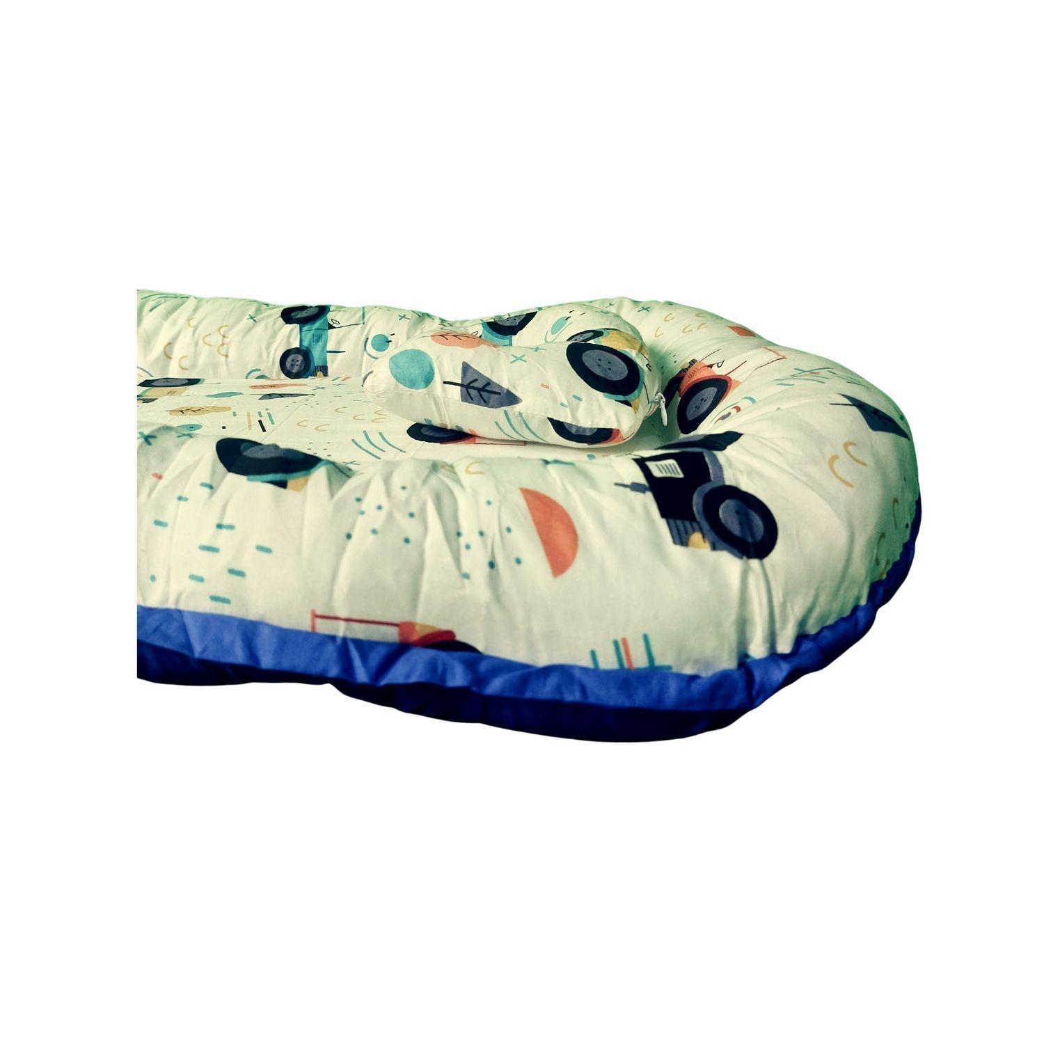 Cama Cojín Nido Colecho Con Almohada De Algodón Reforzada D7-5