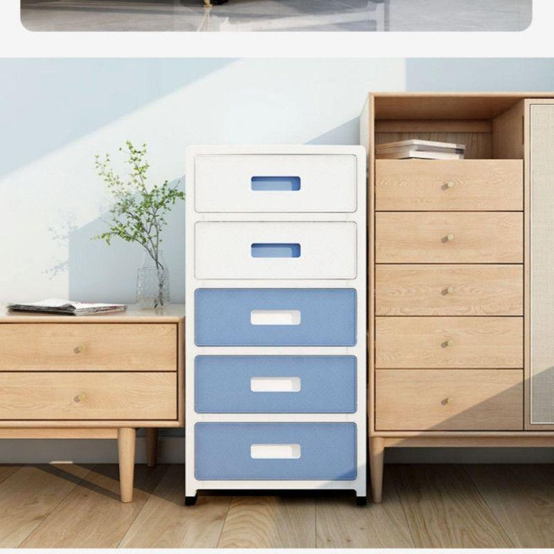 Cajonera Organizadora De Plástico Con Ruedas Multiuso 5 Cajones -3